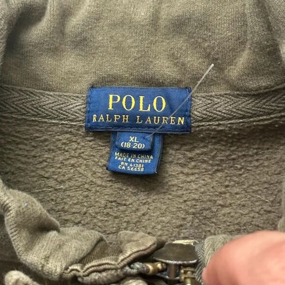 Polo Ralph Lauren Olive Green Zip Up Utility Jacket Size XL Womens's - Picture 4 of 7